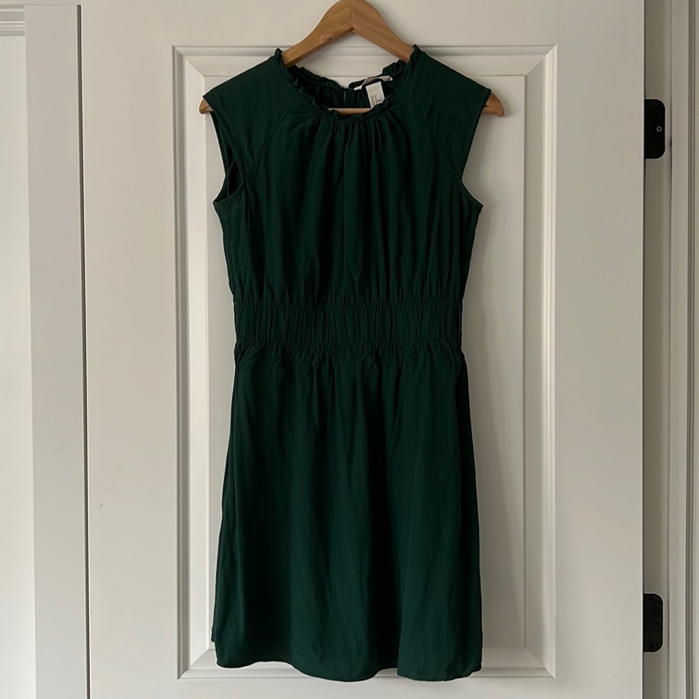 H&M emerald green tank dress